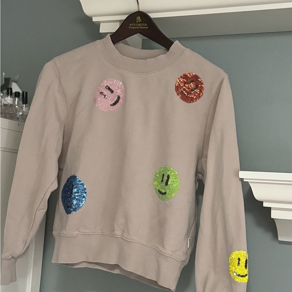 Molo sequin-faces organic cotton sweatshirt - Picture 9 of 9